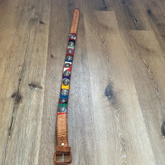 Accessories - Size Small belt 50% Cotton 50% Leather made in Guatemala